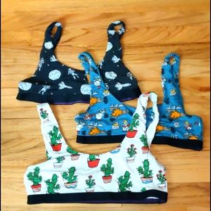 Meundies small u back bralettes